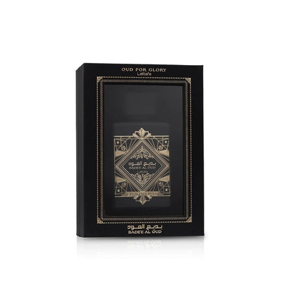 Lattafa Bade'e Al Oud Oud for Glory - Oriental Woody, Caramel, Warm Spicy - Eau de Parfum Long-Lasting Fragrance for Unisex, 3.40 Ounce / 100 ml