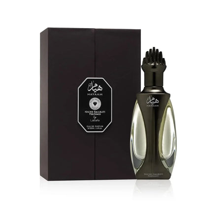 Lattafa Niche Emarati Hayaam – Marine, Citrus, Floral, Woody – Eau de Parfum Long-Lasting Fragrance for Everyone, 3.4 Ounce / 100 ml