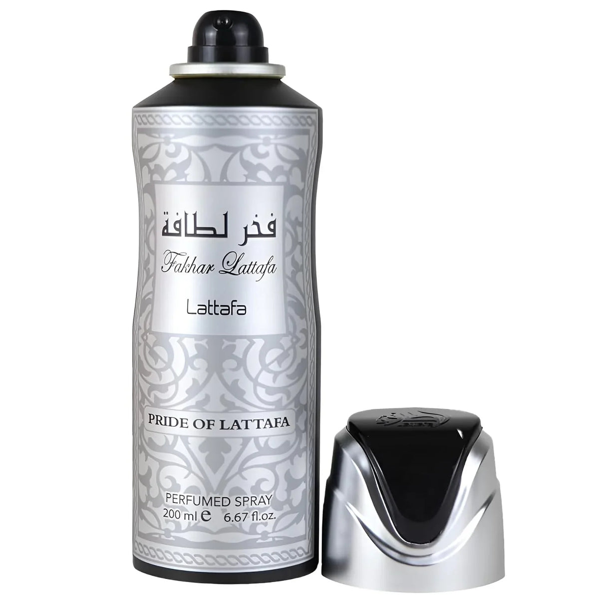 Lattafa Fakhar for Men - Fresh, Marine, Woody, Earthy - Perfumed Deodorant Spray, 6.67 Ounce / 200 ml