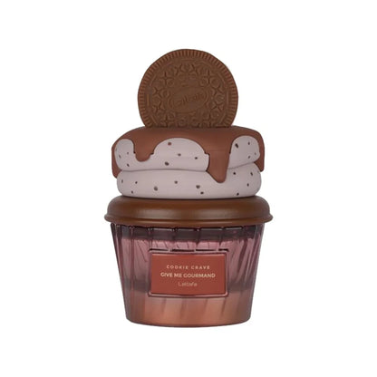 Lattafa Cookie Crave Eau de Parfum, Give me Gourmand Collection, 75ml Spray, Sweet Vanilla Cookie Scent, Cocoa Butter and Sugar Notes