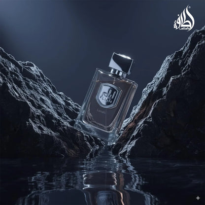 Lattafa Liam Grey Eau de Parfum Spray for Unisex, 3.4 Ounce