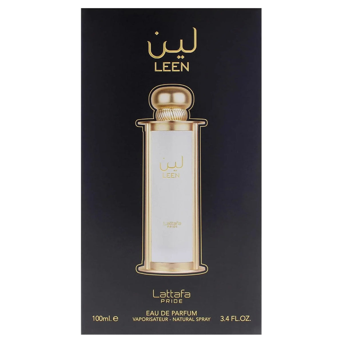 Lattafa Pride Leen Eau de Parfum Spray for Unisex, 3.4 Ounce