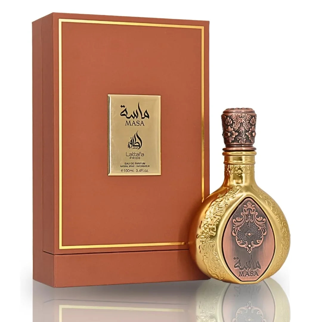 Lattafa Pride Masa for Unisex Eau De Parfum Spray, 3.4 Ounce