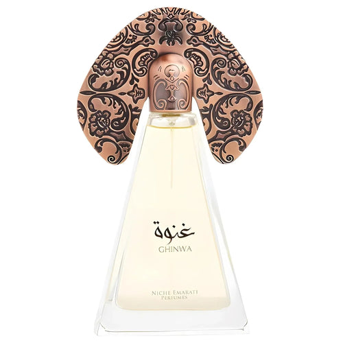 Lattafa Niche Emarati Ghinwa – Fruity, Floral, Woody, Mossy – Eau de Parfum Long-Lasting Fragrance for Everyone, 3.4 Ounce / 100 ml