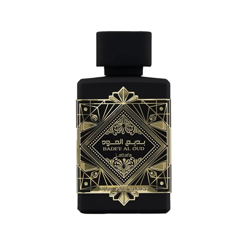 Lattafa Perfumes Bade'e Al Oud, Oud for Glory for Unisex Eau de Parfum Spray, 3.4 Ounce