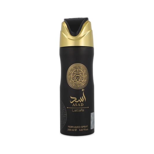 Lattafa Asad Perfumed Deodorant Spray for Men, 6.7 Ounce