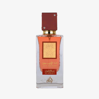 Lattafa Ana Abiyedh Scarlet – Fruity, Floral, Spicy, Sweet – Eau de Parfum Spray Long-Lasting Fragrance for Unisex, 2.0 Ounce / 60 ml