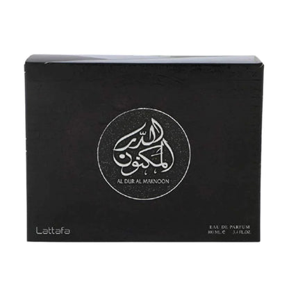 Lattafa Al Dur Al Maknoon Silver for Men EDP - 100 ML (3.4 oz) I Fresh Light Leather With Fruity Accents I Leathery,Musky,Slightly Smoky with a pleasant aura I Suitable for any Occasion I