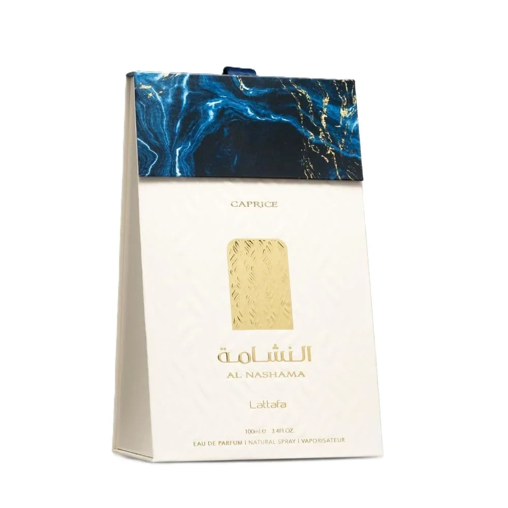 Lattafa Al Nashama Caprice Eau de Parfum Spray for Unisex, 3.4 Ounce