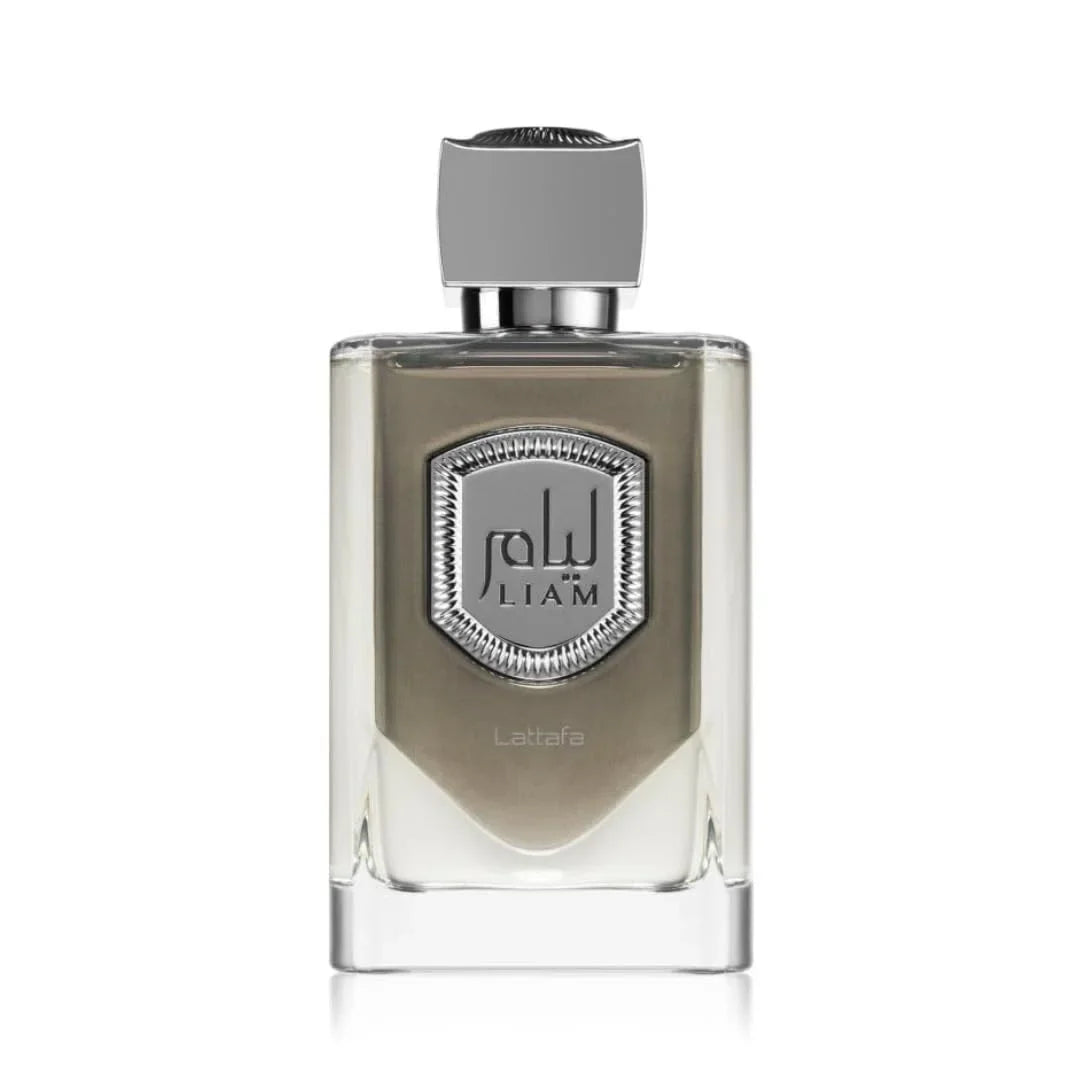 Lattafa Liam Grey for Unisex Eau de Parfum Spray, 3.4 Ounce / 100 ml