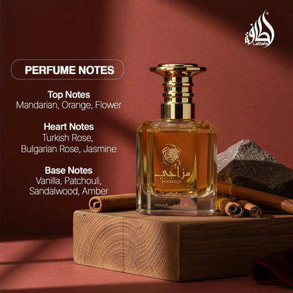 Lattafa Masaaji Eau De Parfum Spray (Unisex) 3.4 Ounce